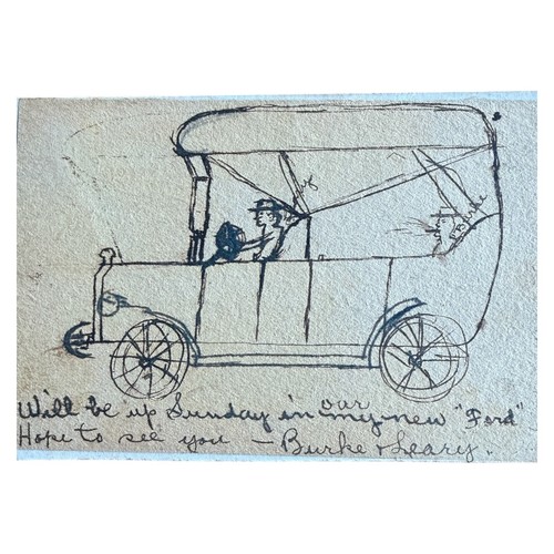 Antique 1915 hand drawn - 1915,