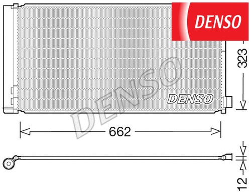 Engine condenser dcn05103 - engine,