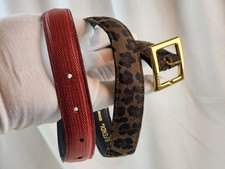 Authentic FENDI Leopard Belt