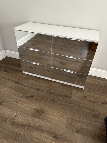 Mirrored chest drawers - mirrored, 6
