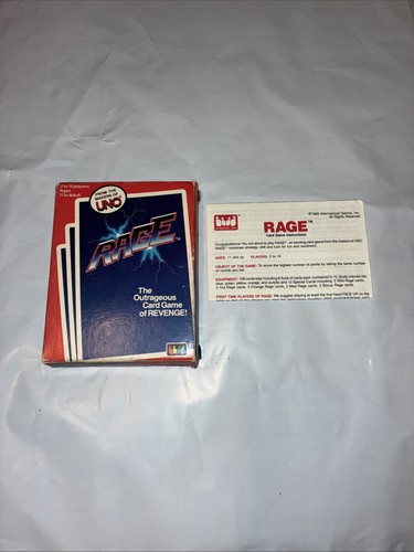 Vintage rage card game - card, uno
