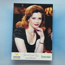 Emmerdale Cast Card C1995 Print Signed Bernice Blackstock Actress Samantha Giles