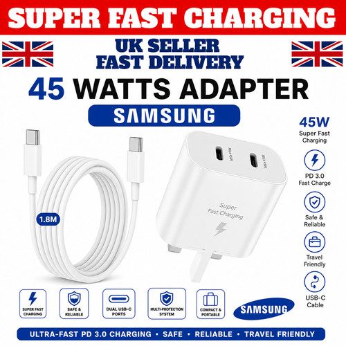 45w super fast charger adapter - charger,
