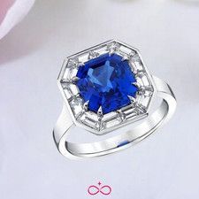 14K White Gold Lab Grown