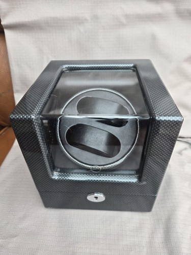 Black carbon fibre watch - black,