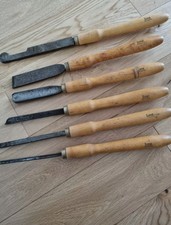 6 Lathe Chisels: LUNA SWEDEN 2×30, 25,12,10,8mm. 18+ Age