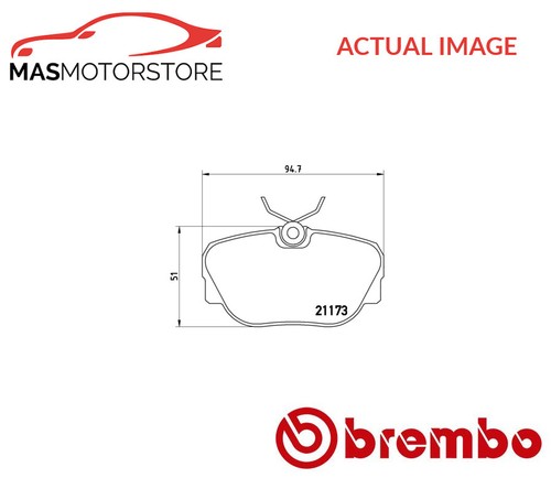 Brake pads set - set, braking