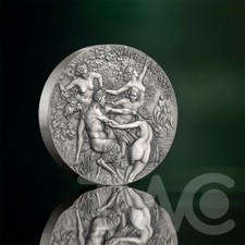 Nymphs and Satyr Celestial Beauty 1 kilo Silver Coin CFA Cameroon 2025