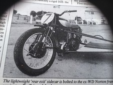 NORTON ES2 RACING SIDECAR