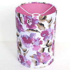 Litecraft Light Shade Easy Fit Floral Cylinder Lampshade - Multicolour Clearance