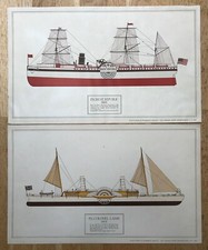 1970's Prints; US Steam Ships