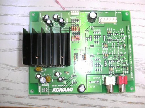 Konami sound amp pcb go707 - sound,