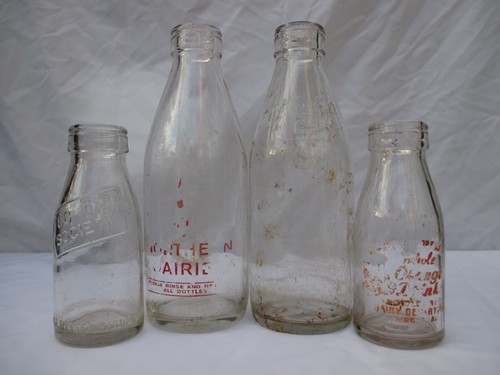 Vintage old 1950s milk - vintage,