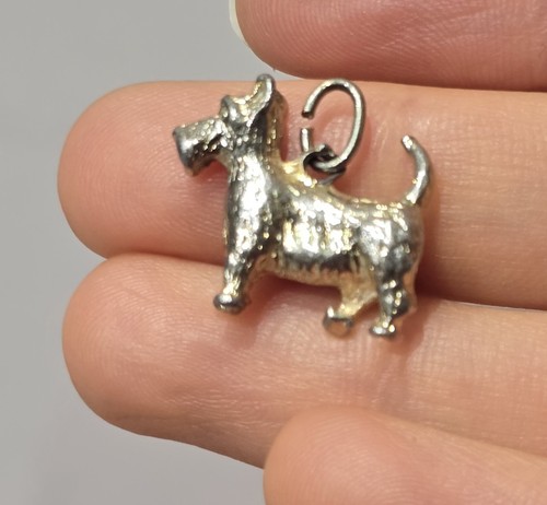 Vintage gold plated scottie - vintage,