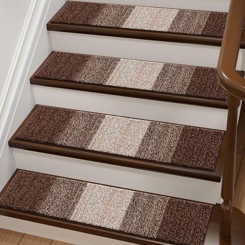 Stair treads non slip 4pcs - treads, 8"