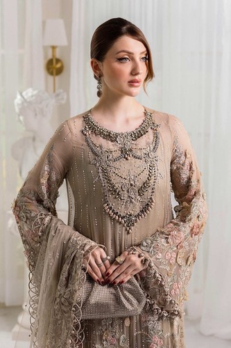 Maria embroidered chiffon - embroidered,