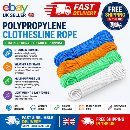 20m heavy duty braided nylon - 20m,