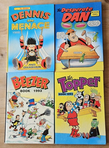 Vintage comic hardback annuals - vintage,