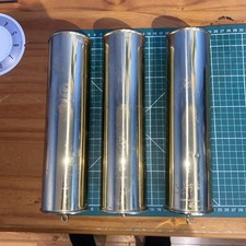 3 x Long Case Grandfather Brass Clock Weights Heavy