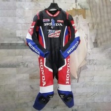 Racing suit Honda Motorbike MoterGP RACING LEATHER SUIT AVAILABLE IN ALL SIZE