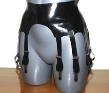 Heavy Latex 12 Strap Suspender Belt M/L