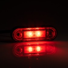  RED LED REAR MARKER LAMP LIGHT TRUCK VAN KELSA BAR