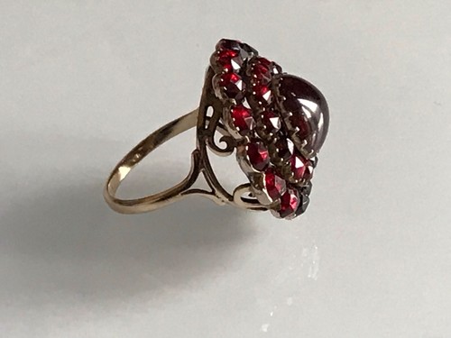 Antique bohemian garnet set - bohemian,