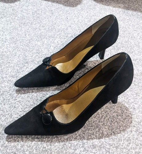 Unisa black suede - unisa, leather