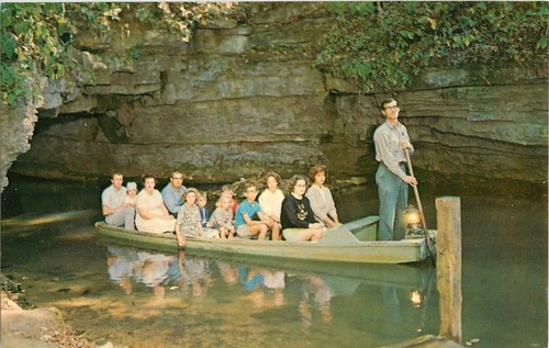 C1960s boat ride - boat, mill