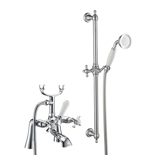 Traditional bath shower - traditional,