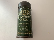Early 20th c. 'Empire'  Shaving Stick Tin Maker unknown probably British