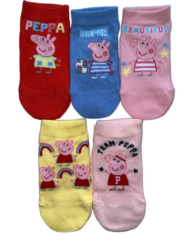 New 5prs girls peppa pig - new,