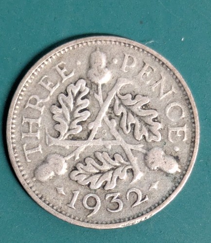 Three pence silver - (3d),