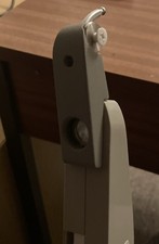 Perkins tonometer non-original replacement for thumbscrew linked to brow rest