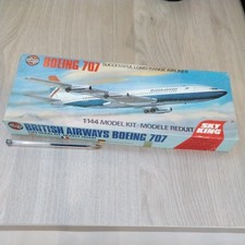 Airfix 144 Scale Plastic Aircraft Kit Boeing 707 Sky King British Airways - ONO