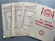 Carl Rosa Opera, 4 Concert