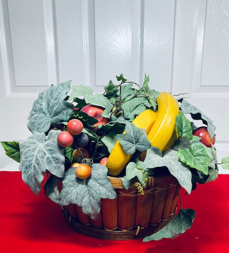 Fruit basket realistic - basket, large