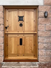 Handmade SOLID OAK COTTAGE STABLE door - FULL mortice and tenon joints