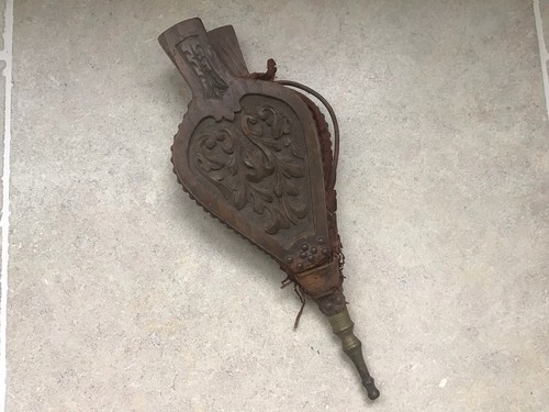 Antique carved wooden studded - antique,