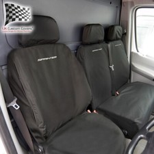 MERCEDES SPRINTER VAN FRONT SEAT COVERS WITH 'SPRINTER' EMBROIDERY (2018 ON) 415