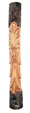 Hand Carved Wooden Green Man