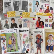 PICK YOUR PATTERN Childrens Childs Kids Baby Toddler Dress Sewing New & Vintage