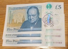 Aa01 polymer five pound 5 - polymer, £5