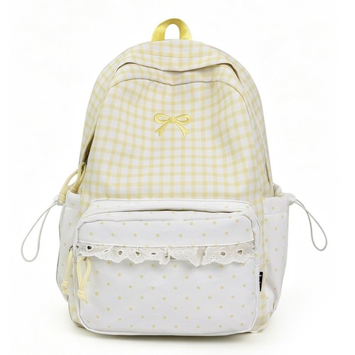 Plain polka dot backpack - dot,
