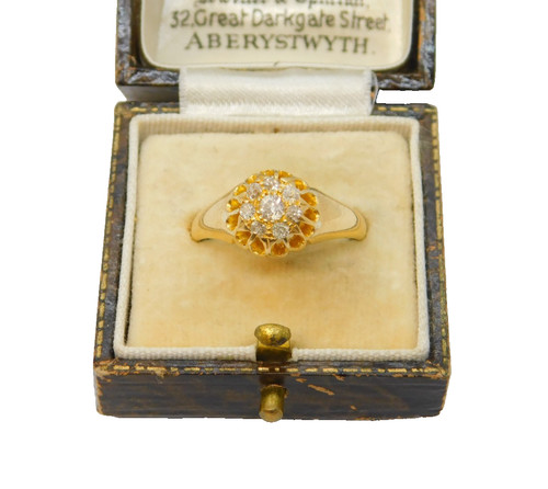 18ct yellow gold - gold, diamond