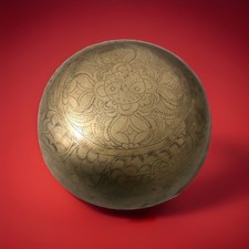 Antique bronze tibetan singing - bronze,