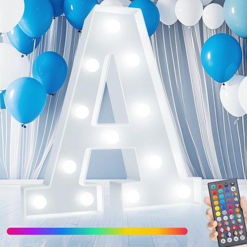 Led marquee letter lights rgb - led,
