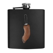 6oz (170ml) 'Lucky Rabbit Foot' Pocket Hip Flask (HP00030900)