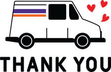 50 Lot (2"Thank You" (Truck)