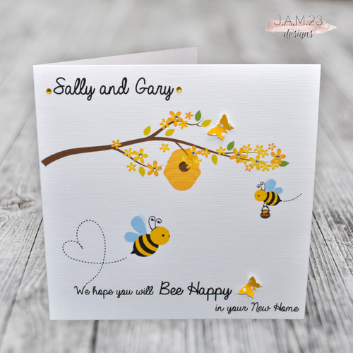 Personalised new home card - home, card-
